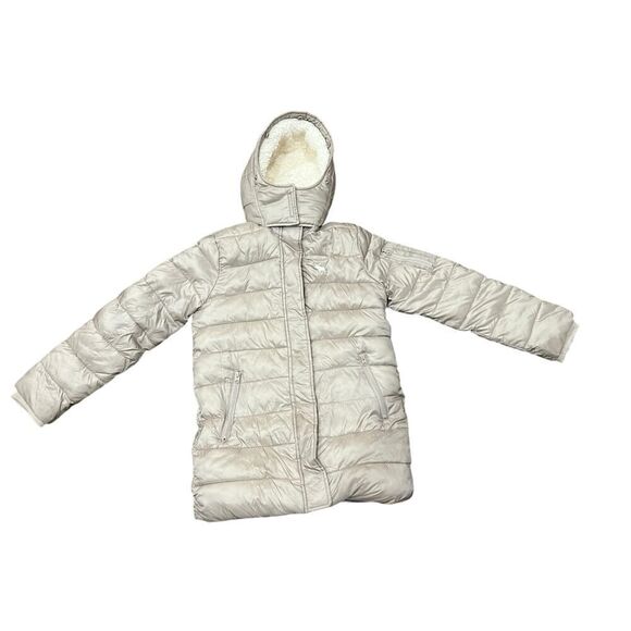 ABERCROMBIE & FITCH KIDS PUFFER JACKET WITH HOODIE SIZE 13/14 - Picture 3 of 7